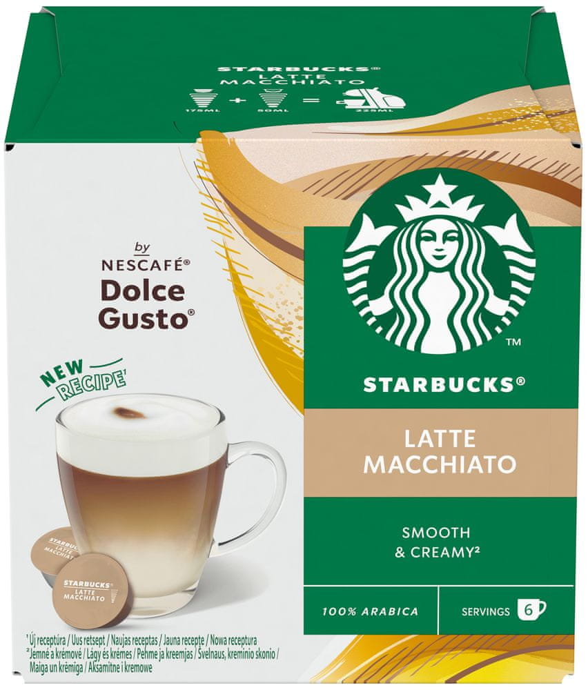 Starbucks kávové kapsule Latte Macchiato by Nescafé Dolce Gusto